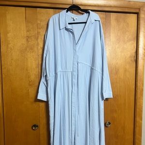 Baby blue maxi dress